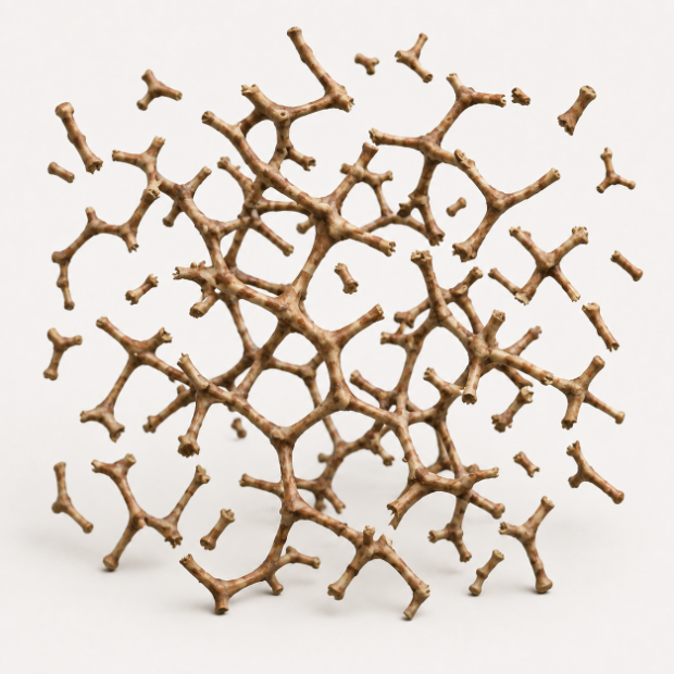 Fragmentation-type residue
